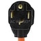 Ac Works Power Strip Cord, STW, 6-15/20R, 14-30P, 1.5 ft., Orange S1430W620-018 - alternate 2